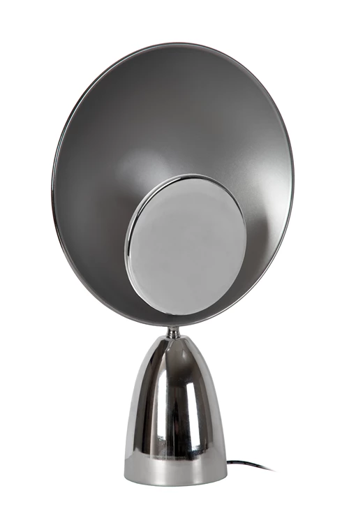 Lucide CASTAMAR - Table lamp - Ø 25,5 cm - LED - 1x8W 2100K - Chrome - turned off